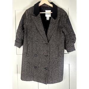 BB Dakota 3/4 Sleeve Tweed Jacket Womens Size S